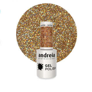 Gel Polish 260 Glitter Doré - 10,5ml