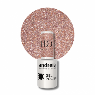 Gel Polish ID1 Paillettes roses, argentées et dorées - 10,5ml