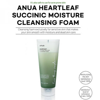 Heartleaf Succinic Moisture Cleansing Foam - 150 ml