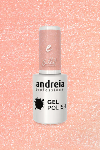 Gel Polish BA5 Glitter Rose Clair - 10,5ml