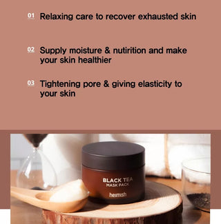 Black Tea - Mask Pack - 110ml - photo 8 - HEIMISH