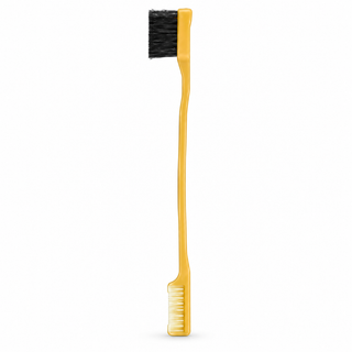 Brosse et peigne double embout pour baby hair – 17,5 cm – Jaune