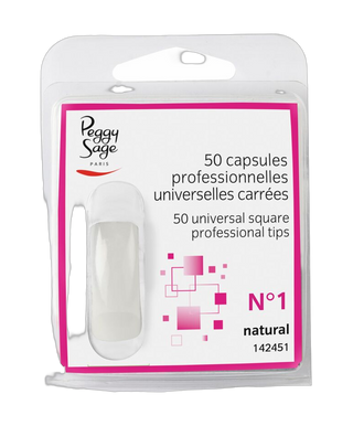 Capsules Ongles  – Forme Carrée  - 50 pièces - detoure