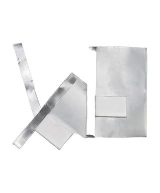 Feuilles aluminium avec Compresse Intégrée – 50 pièces - detoure