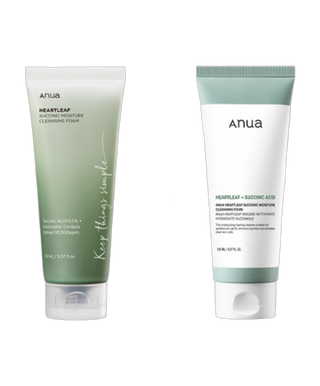 Heartleaf Succinic Moisture Cleansing Foam - 150 ml - detoure