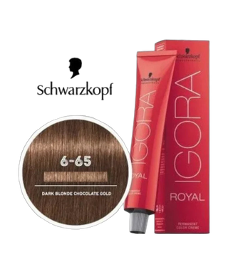 IGORA ROYAL - coloration permanente - 60ml - 6.65 - Blond Foncé Marron Doré