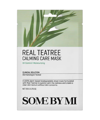 Real Tea Tree - Masque apaisant - 1 Pièce - detoure