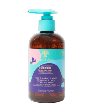 Born Curly - Nettoyant doux cheveux & corps - 240 ml - detoure