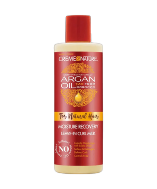 Argan Oil -Lait capillaire sans rinçage hydratant & anti-frizz - 236 ml - detoure