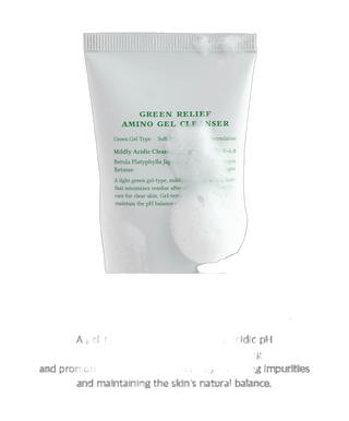 Green Relief Amino Gel Cleanser - 100 ml - detoure