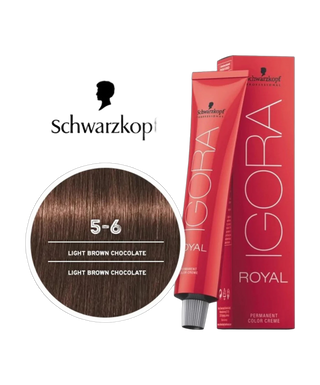 IGORA ROYAL - coloration permanente - 60ml - 5.6 - Châtain Clair Marron