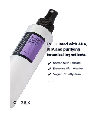 AHA/BHA Clarifying Treatment Toner - 150 ml - detoure