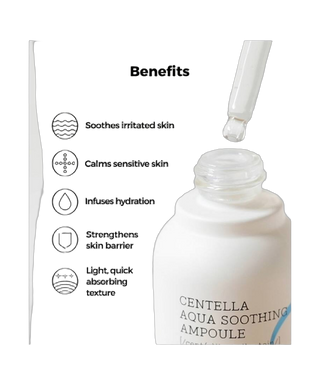 Hydrium Centella Aqua Soothing Ampoule - 40ml - detoure
