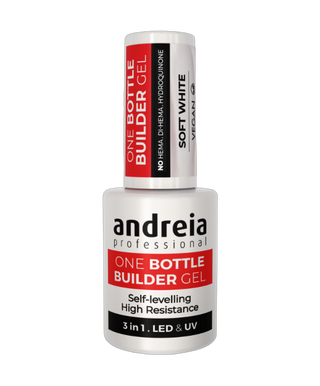 One Bottle Builder Gel 3 in 1 - Soft White (basse viscosité) - detoure