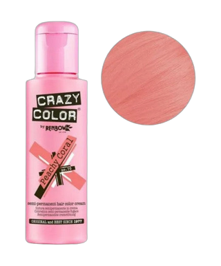 Coloration semi permanente Crazy Color - 100ML - Peachy Coral