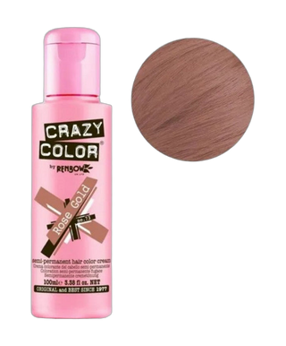 Coloration semi permanente Crazy Color - 100ML - Rose Gold