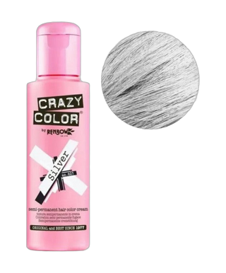 Coloration semi permanente Crazy Color - 100ML - Silver