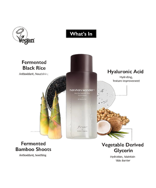 BLACK RICE Hyaluronic Toner sans alcool et sans fragrance - detoure