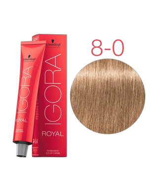 IGORA ROYAL - coloration permanente - 60ml - 8.0 - Blond Clair Naturel