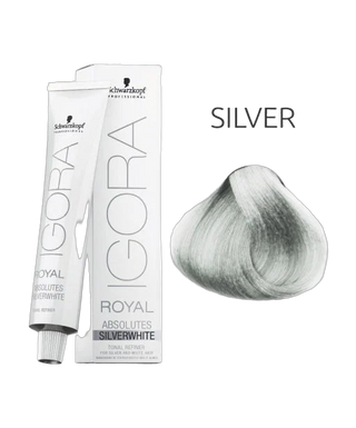 IGORA ROYAL Absolutes & SilverWhite - Coloration permanente - 60ml - Silver White Silver