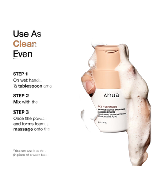 Rice Enzyme Brightening Cleansing Powder - 40 g - detoure