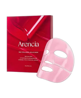 Red Collagen Jello Mask - Masque visage gelée au collagène rouge - 4 x 25 g - detoure