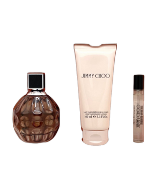 Jimmy Choo - coffret cadeau - EDP 100 ml + mini 7,5ml- crème corps 100 ml - detoure