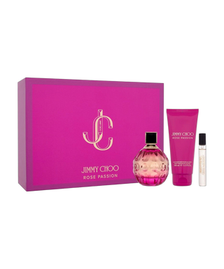 Rose Passion - coffret - EDP 100 ml - mini EDP 7,5 ml - crème corps 100 ml - detoure