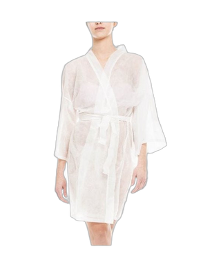 Kimono blanc jetable - detoure