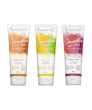 Smoothie Litchi Mûre – Lait capillaire sans rinçage - 250 ml - detoure