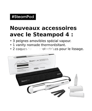 Lisseur boucleur vapeur l'Oréal STEAMPOD 4.0 - detoure