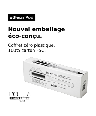 Lisseur boucleur vapeur l'Oréal STEAMPOD 4.0 - detoure