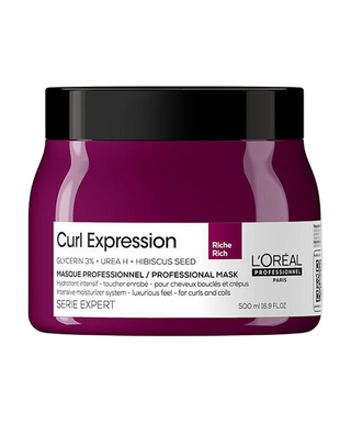 Série Expert - Masque Riche Hydratant Intensif Toucher Enrobé Curl Expression - detoure