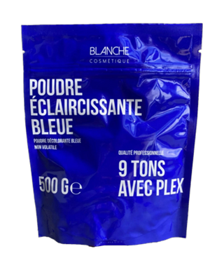 Poudre Décolorante Bleue 9 Tons Avec Plex - 500G - detoure