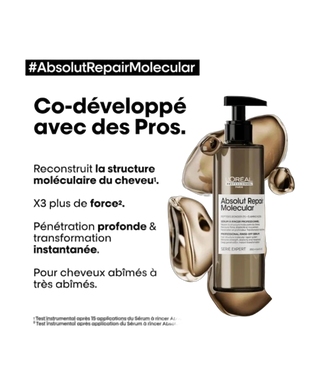 Série Expert - Pré-shampoing Absolut Repair MOLECULAR - 190ml - detoure