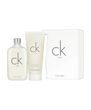 CK One - coffret - EDT 200 ml - crème corps  200 ml - detoure