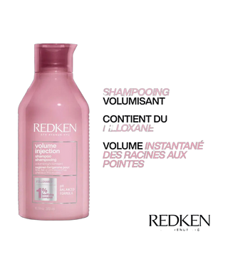 Volume Injection - Shampooing volumisant - 300 ml - detoure