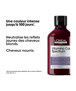 Shampoing neutralisant violet 300 ml - VITAMINO COLOR SPECTRUM - detoure