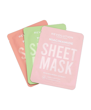 Masques tissu purifiants peaux grasses x3pcs - detoure