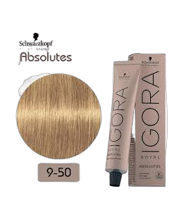 IGORA ROYAL Absolutes & SilverWhite - Coloration permanente - 60ml - 9.50 - Blond Très Clair Doré Naturel