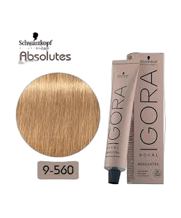 IGORA ROYAL Absolutes & SilverWhite - Coloration permanente - 60ml - 9.560 - Blond Très Clair Doré Marron Naturel
