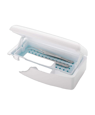 Bac de Désinfection pour Instruments - Plastique avec Grille - detoure