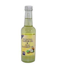 Huile de ricin & coco - corps & cheveux - 250 ml - detoure