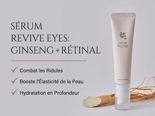 Sérum Contour des Yeux Revitalisant au Ginseng + Rétinal- 30ml