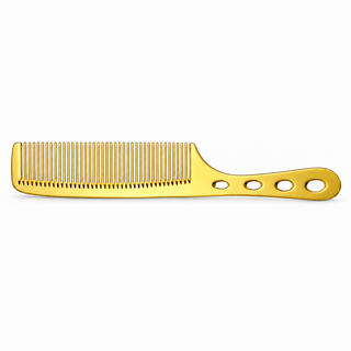 Peigne de coiffure en aluminium – Doré