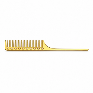 Peigne de coiffure en aluminium – Doré