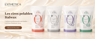 Cires pelables Italwax Top Line 750 g - Coral, Crystal, Orchid, Emerald