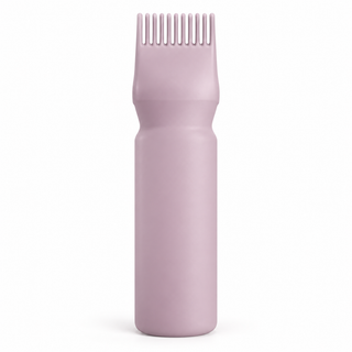 Flacon applicateur de coloration avec embout peigne – Rose