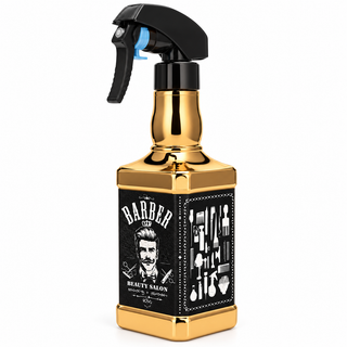 Flacon pulvérisateur carré – 500 ml – Doré