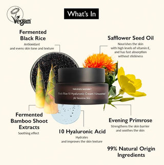 Black Rice 10 Hyaluronic Cream Unscented - 50 ml